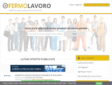 Tablet Screenshot of fermolavoro.it
